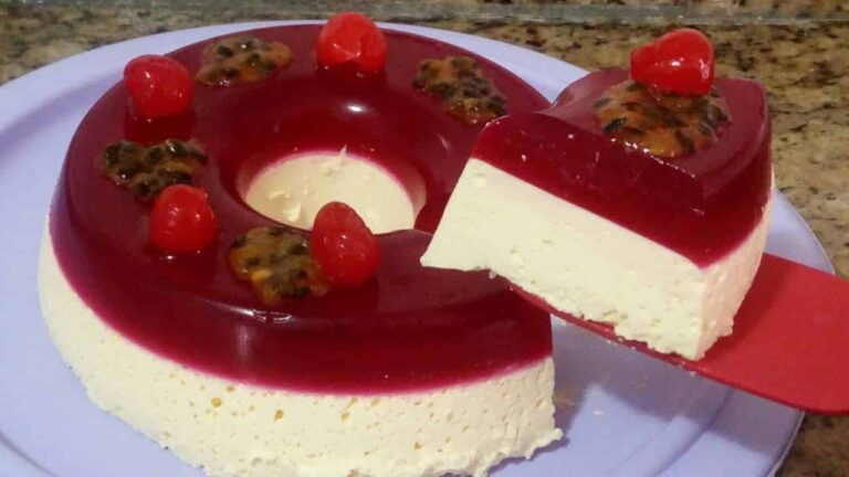 Gelatina Caseira com 3 Ingredientes – Pronta em Minutos