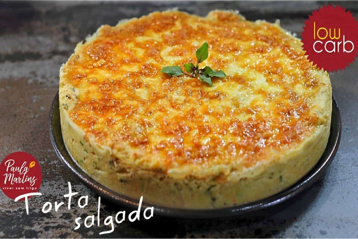 Torta Salgada Low Carb