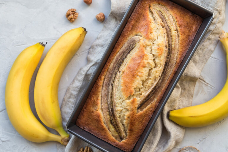 Como Fazer Bolo de Banana com Aveia e 3 Ingredientes Fácil
