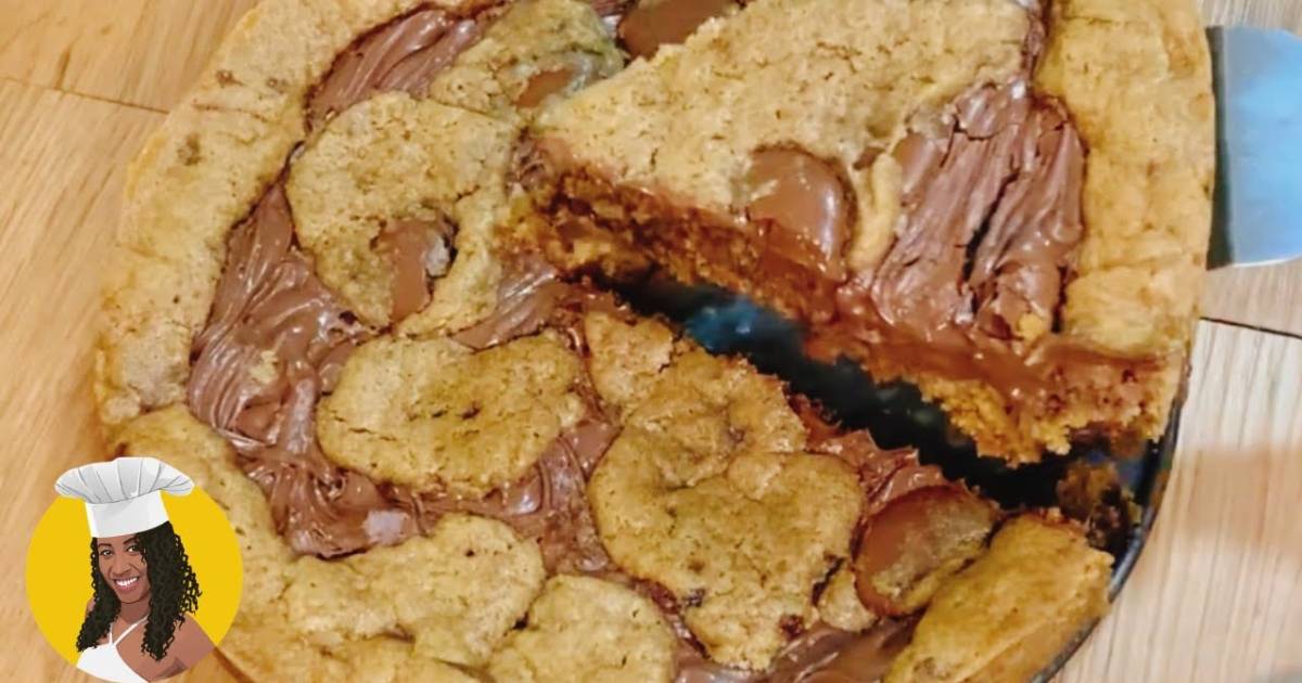 Bolo de biscoito de Nutella Saborosa