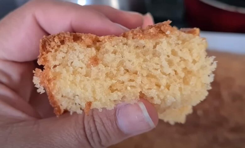 Bolo De Fubá Molhadinho
