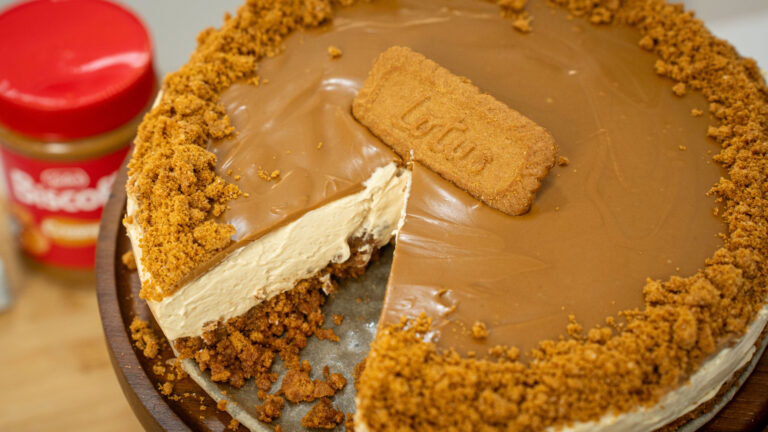 Cheesecake de Lotus Biscoff - Momentos Doces e Salgados