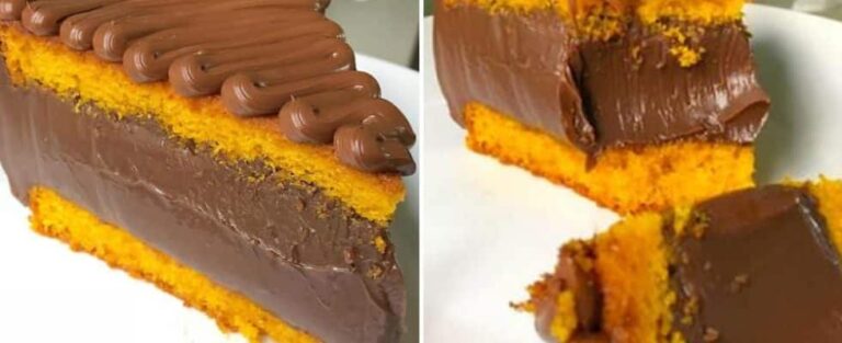 Bolo de Cenoura com Brigadeiro