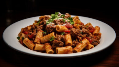 Como Fazer Macarrão de Panela de Pressão com Carne Moída!