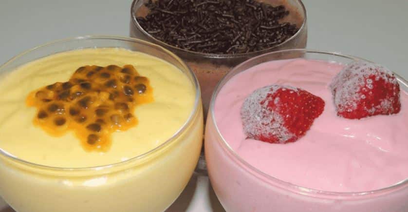 Sobremesa Cremosa com 3 Ingredientes: Mousse para Todos os Gostos