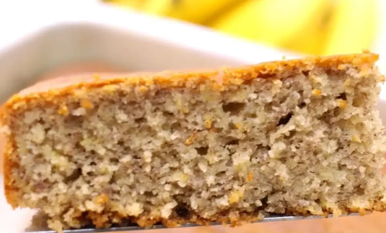 Bolo De Banana Simples