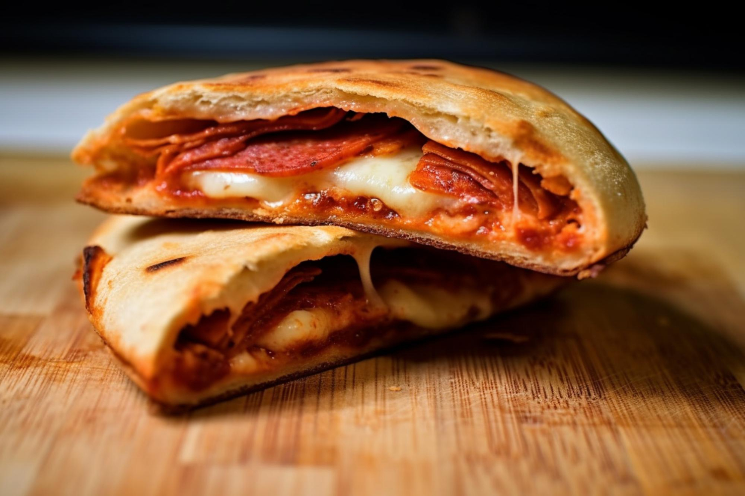 Receita de Pizza Frita com Recheio Cremoso