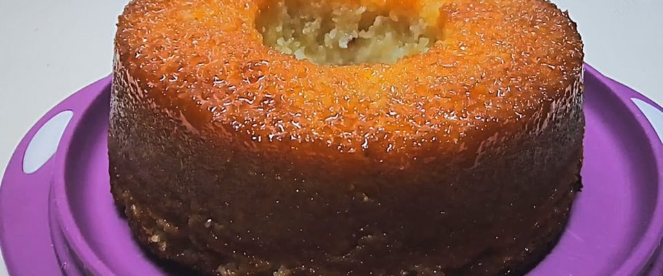 Bolo de Mandioca liquidificador receita Simples e Saborosa