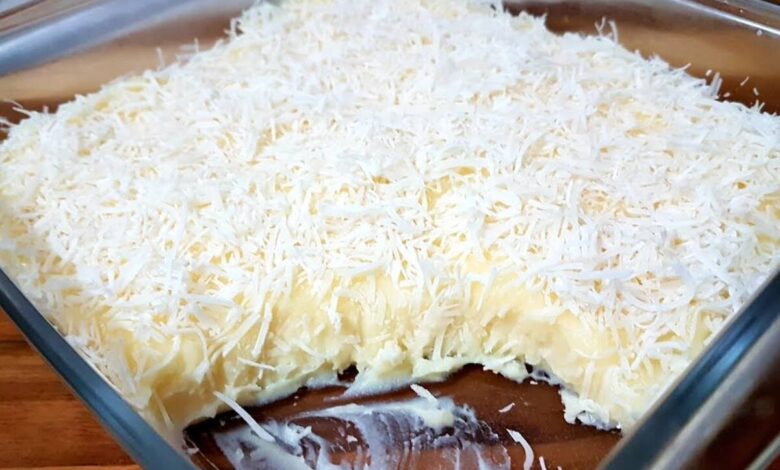 sobremesa gelada de coco