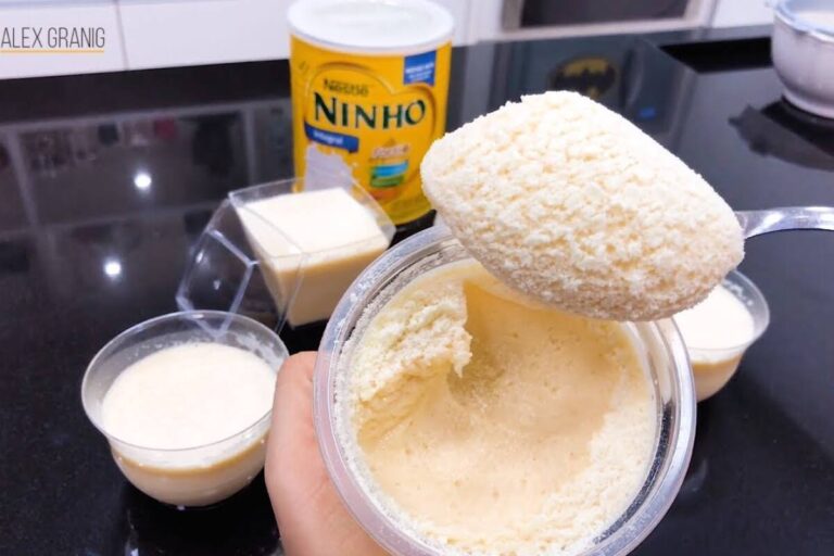 Mousse de leite ninho super cremoso é o melhor de todos e fica pronto em minutos