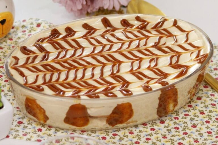 pavê de doce de leite