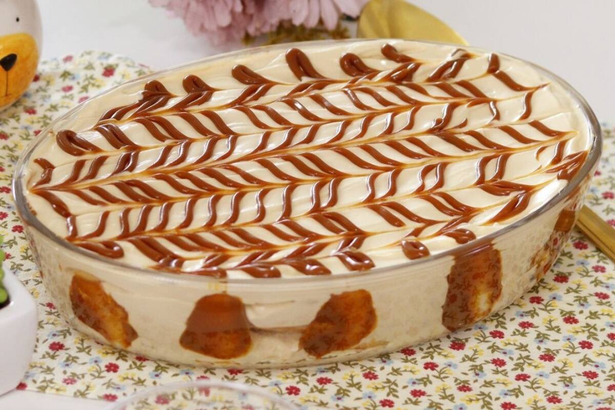 pavê de doce de leite