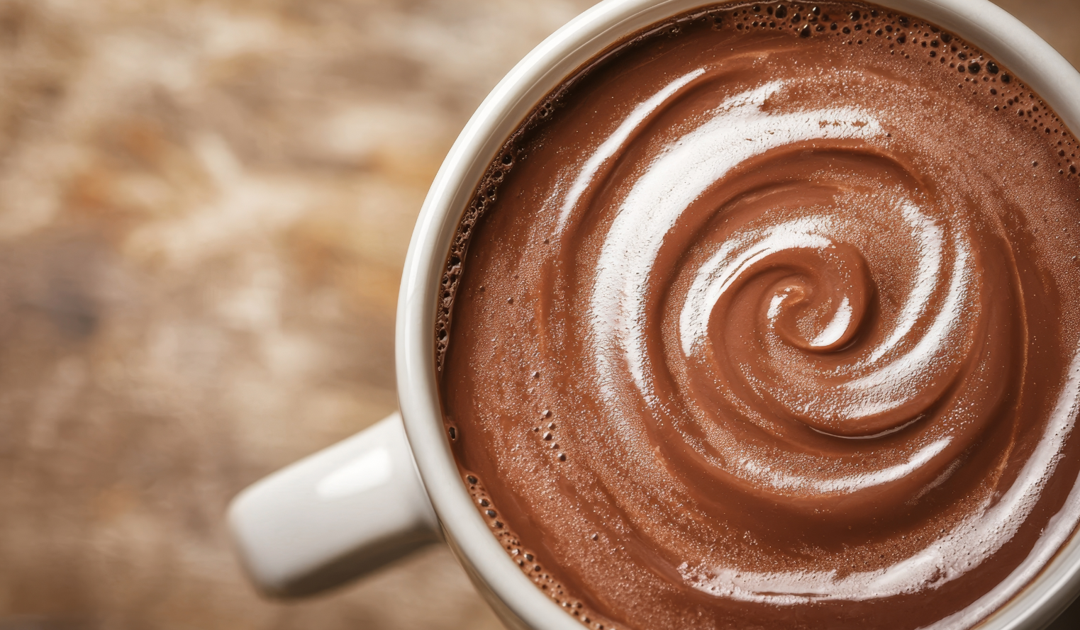 chocolate quente cremoso