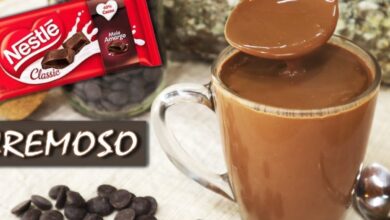 chocolate quente cremoso