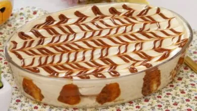 pavê de doce de leite