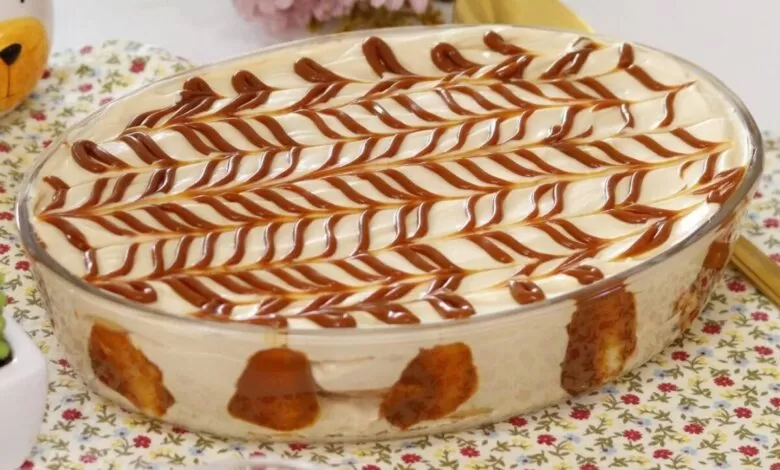 pavê de doce de leite