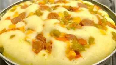 Torta cremosa na frigideira